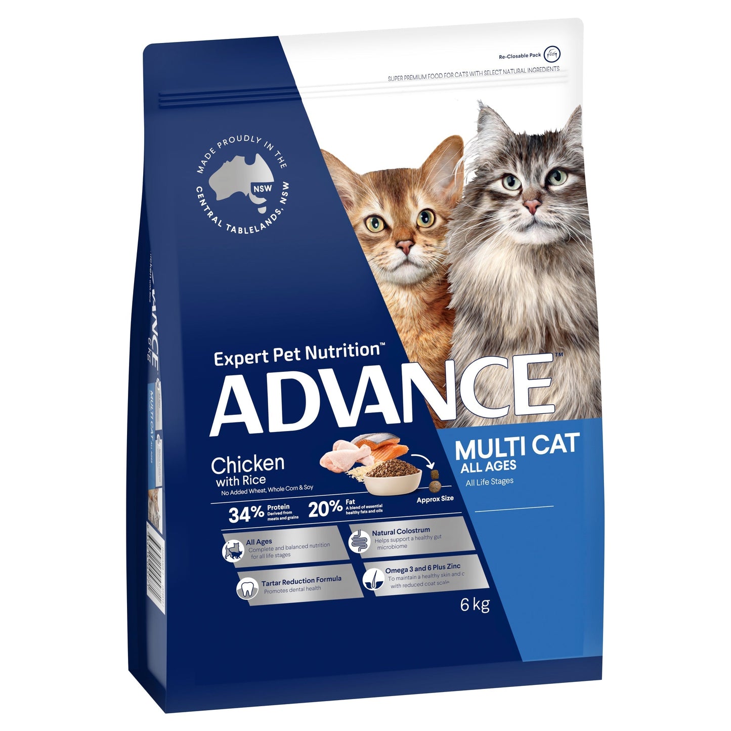 ADVANCE™ Multi Cat Chicken & Salmon with Rice