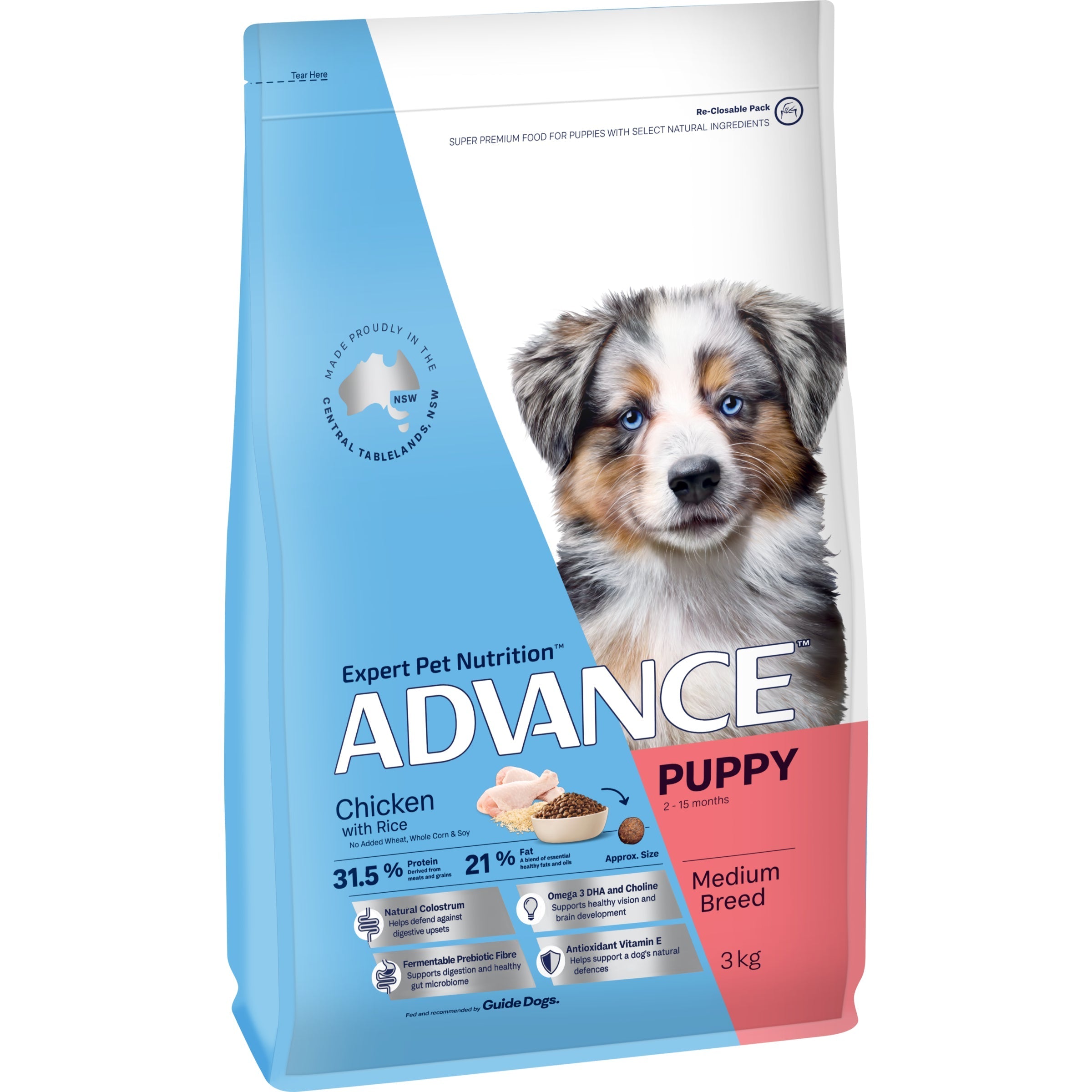 Advanced nutrition dog food sale