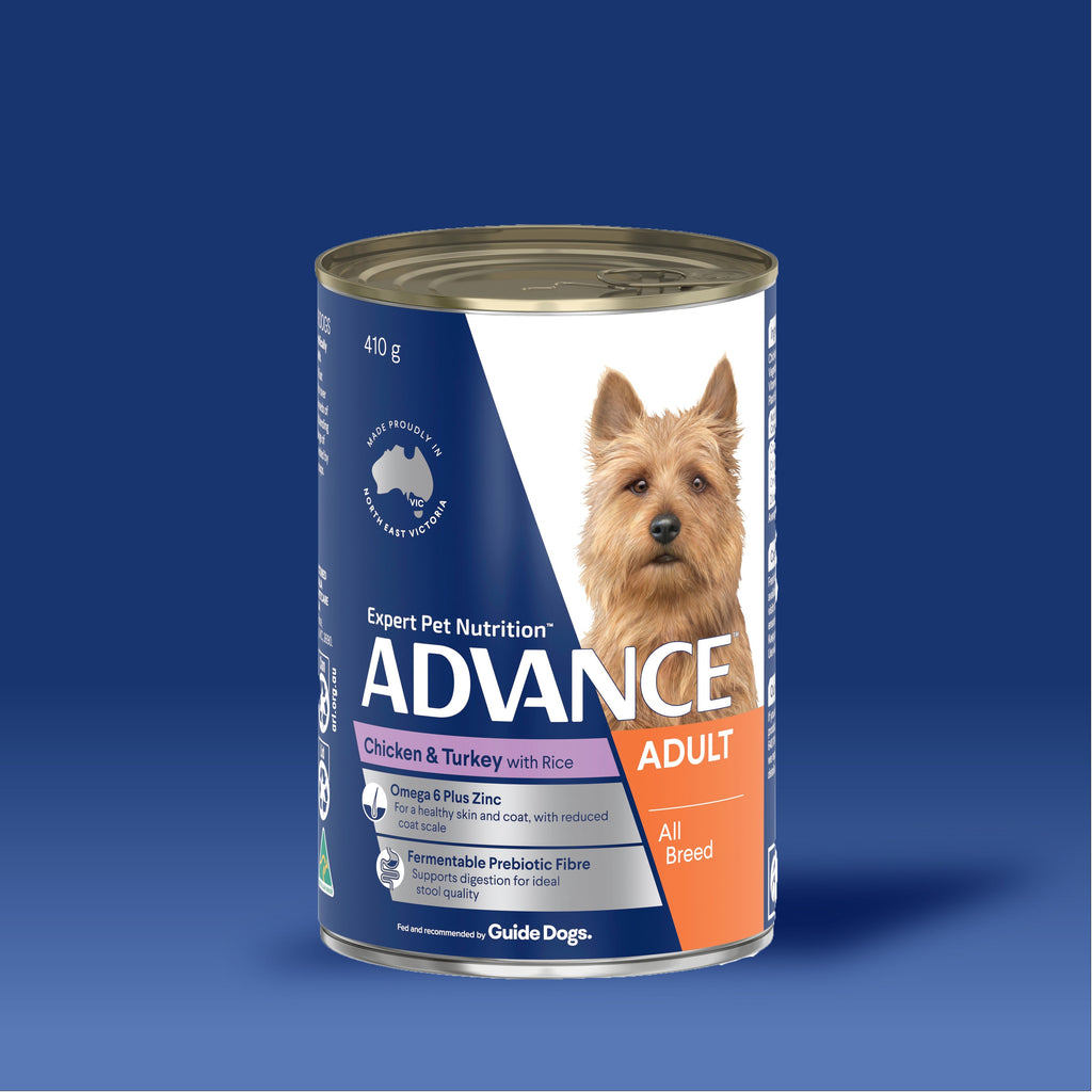 ADVANCE Adult All Breed Chicken and Turkey with Rice Cans ADVANCE Pet