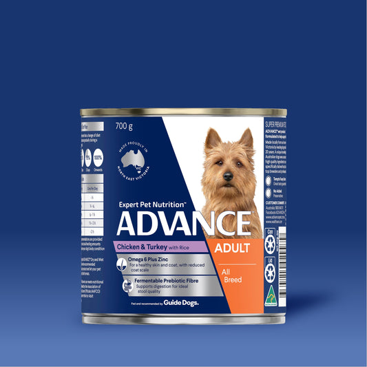ADVANCE™ Adult All Breed Chicken and Turkey with Rice Cans