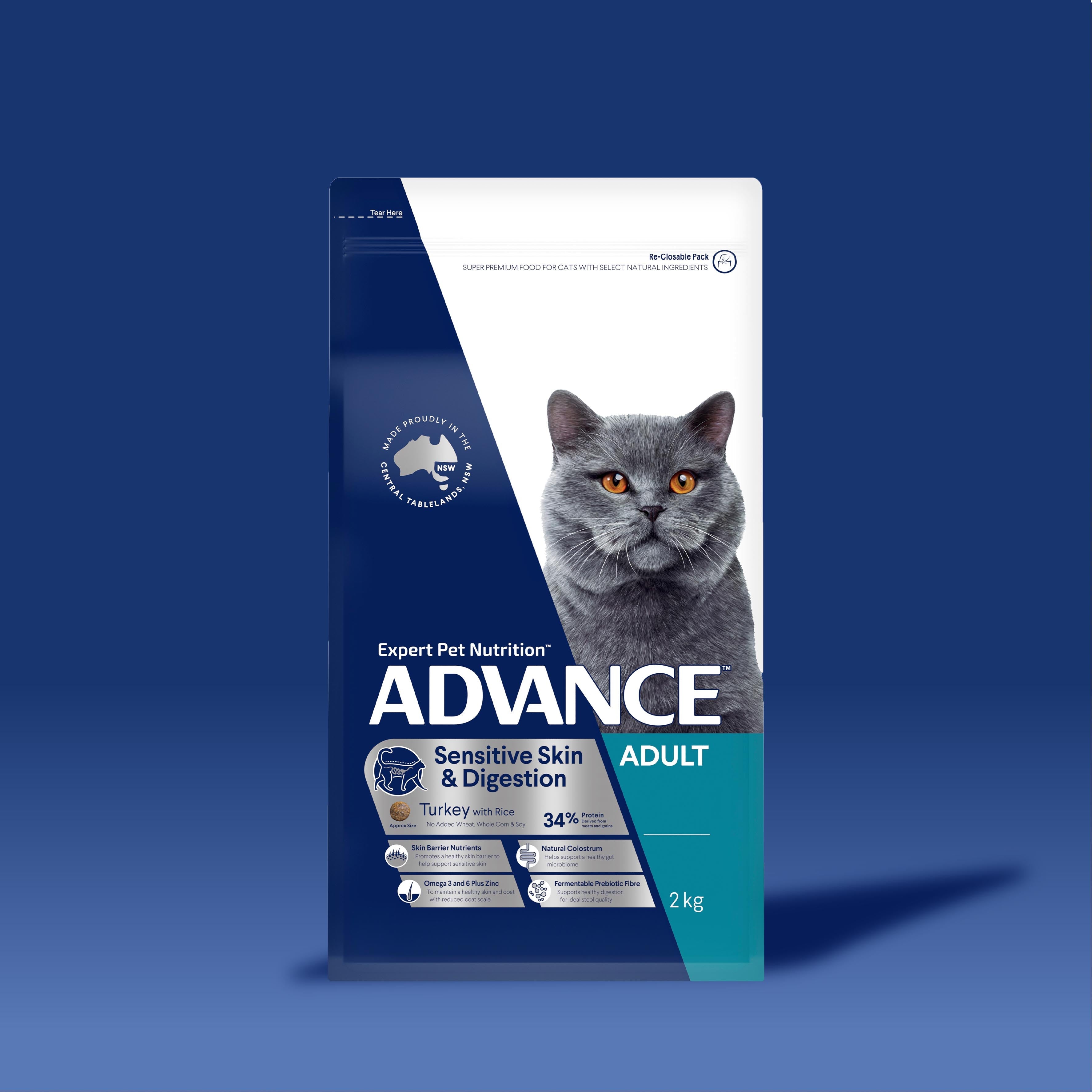 Advance sensitive 2025 cat food