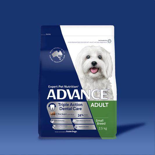 ADVANCE™ Dental Care Triple Action Adult Small Breed Chicken with Rice
