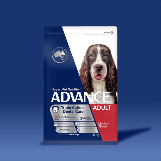 ADVANCE™ Dental Care Triple Action Adult  Medium Breed Chicken with Rice