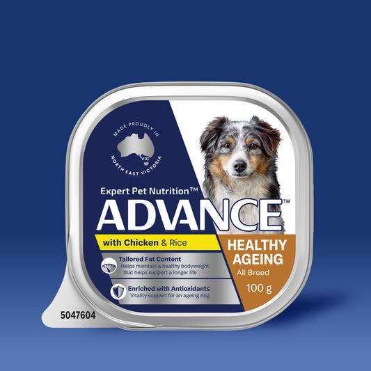 ADVANCE™ Healthy Ageing Adult All Breed Chicken with Rice Trays